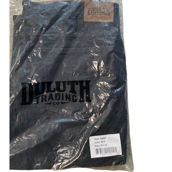 Duluth Trading Co. Men's Black 5-Pocket Ballroom Jeans Size 38 NWT - Picture 6 of 7